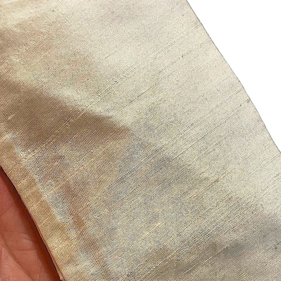 POSIES Handcrafted by the Women of Maine Girls Ivory Silk Glinda Dress Size 6 - Picture 10 of 12